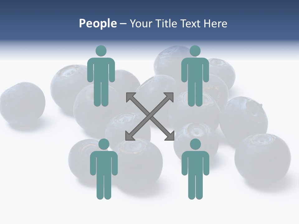 Cranberry Spring Strawberries PowerPoint Template