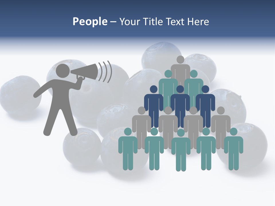 Cranberry Spring Strawberries PowerPoint Template