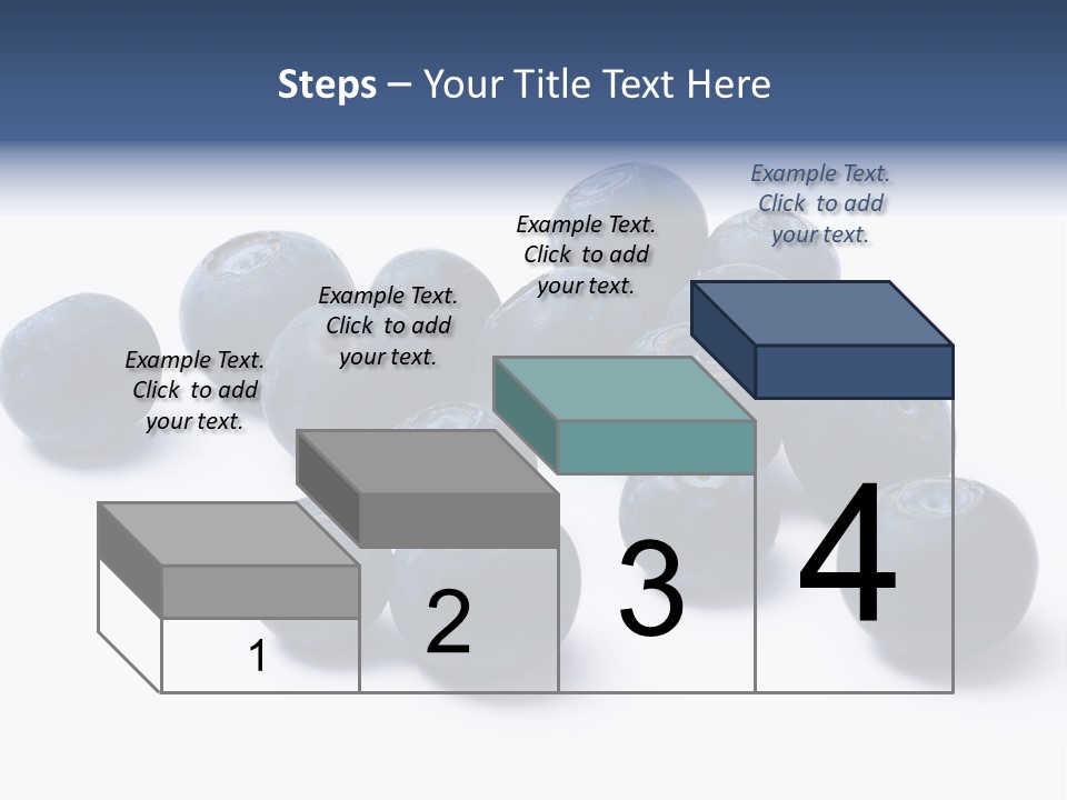 Cranberry Spring Strawberries PowerPoint Template