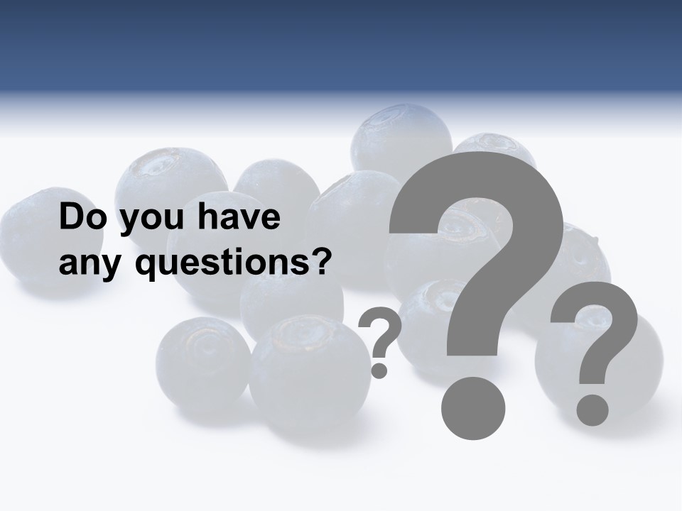 Cranberry Spring Strawberries PowerPoint Template