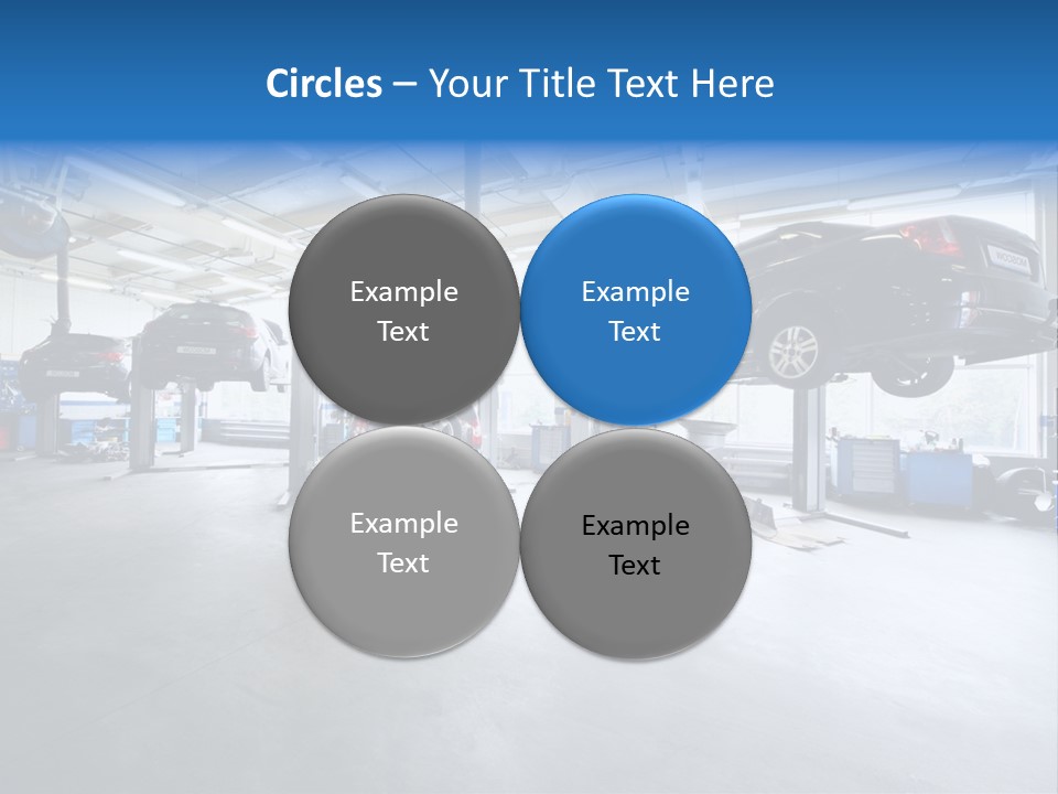 Oil Damage Maintain PowerPoint Template