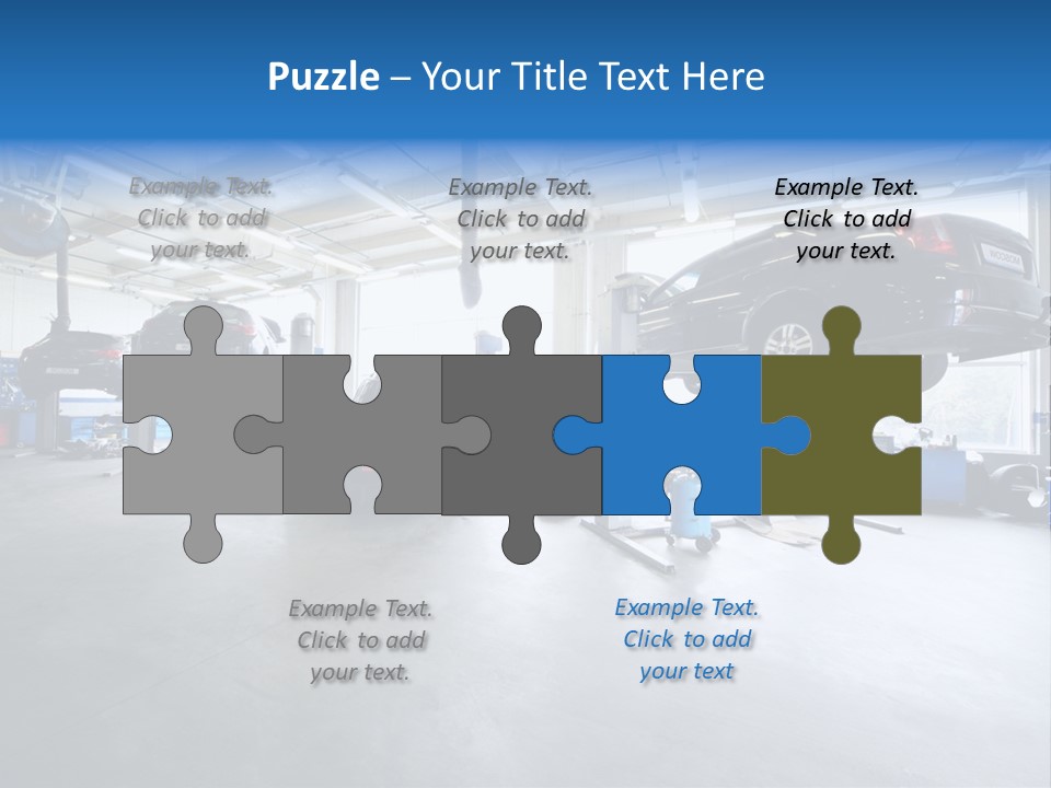 Oil Damage Maintain PowerPoint Template