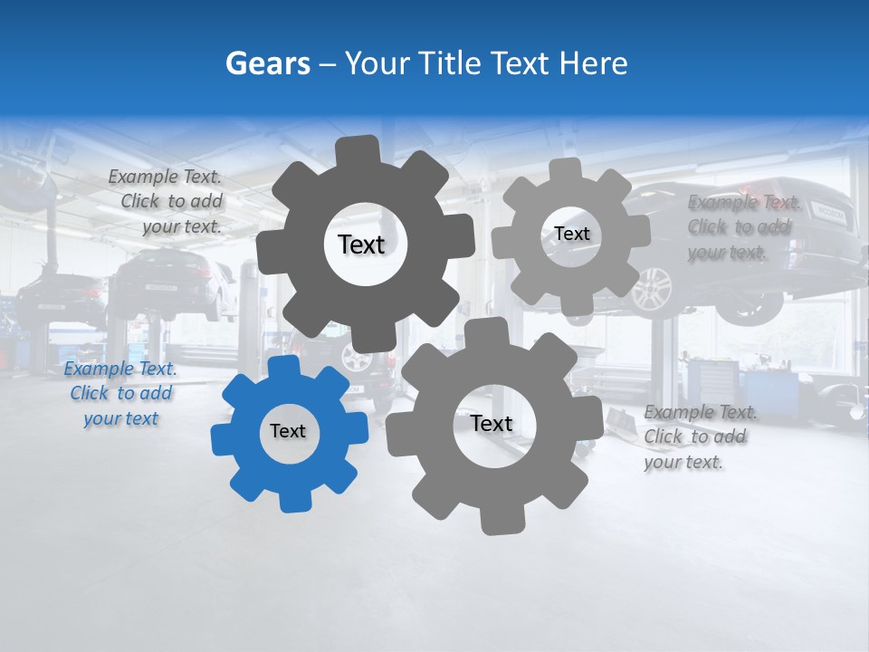 Oil Damage Maintain PowerPoint Template