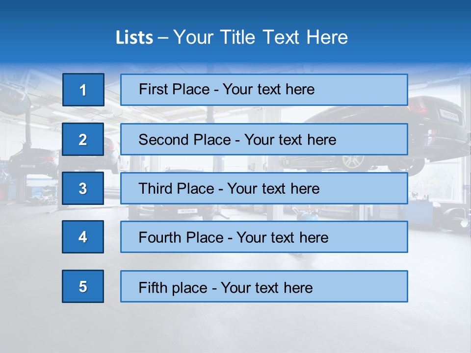 Oil Damage Maintain PowerPoint Template