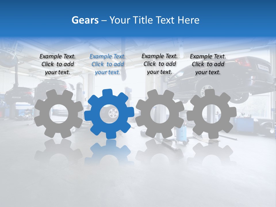 Oil Damage Maintain PowerPoint Template