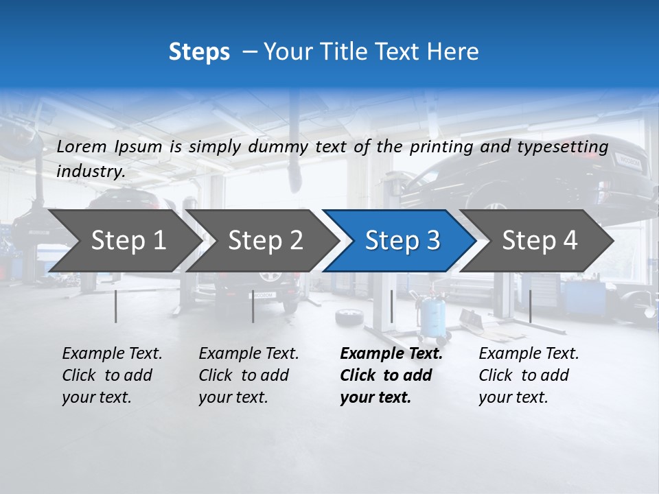 Oil Damage Maintain PowerPoint Template