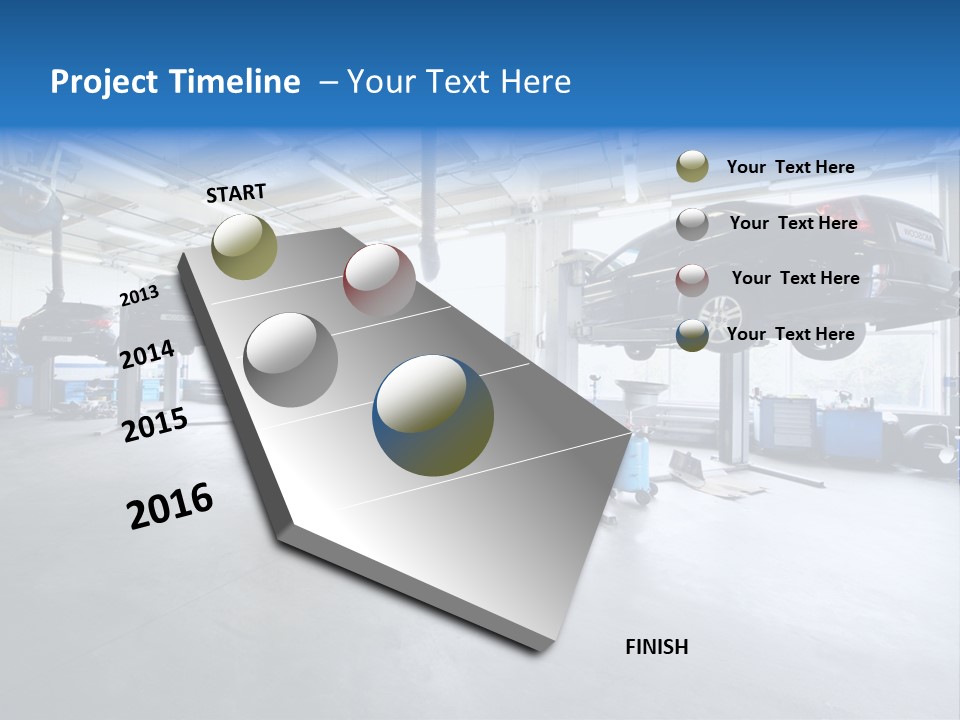 Oil Damage Maintain PowerPoint Template