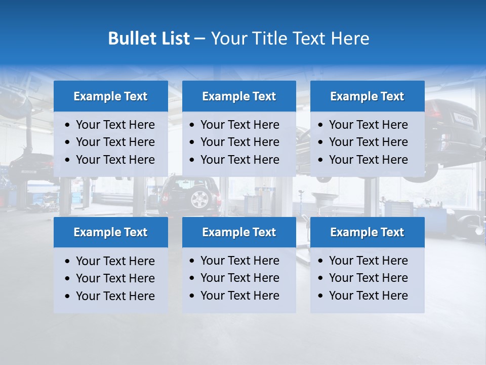 Oil Damage Maintain PowerPoint Template