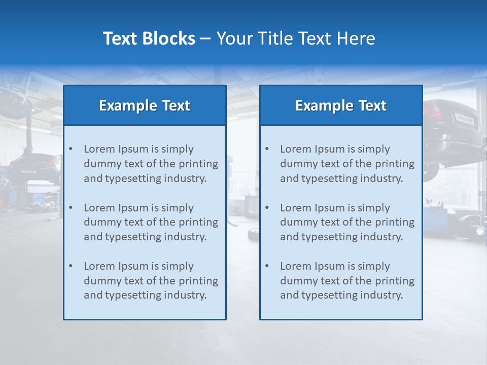 Oil Damage Maintain PowerPoint Template