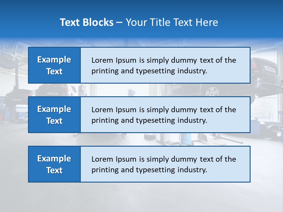 Oil Damage Maintain PowerPoint Template