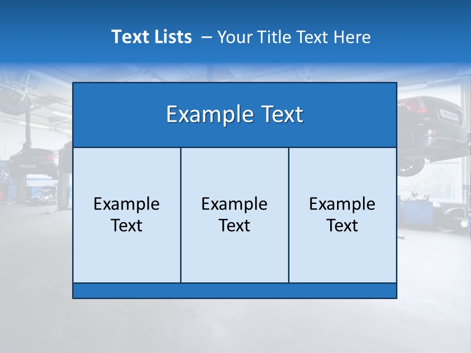 Oil Damage Maintain PowerPoint Template
