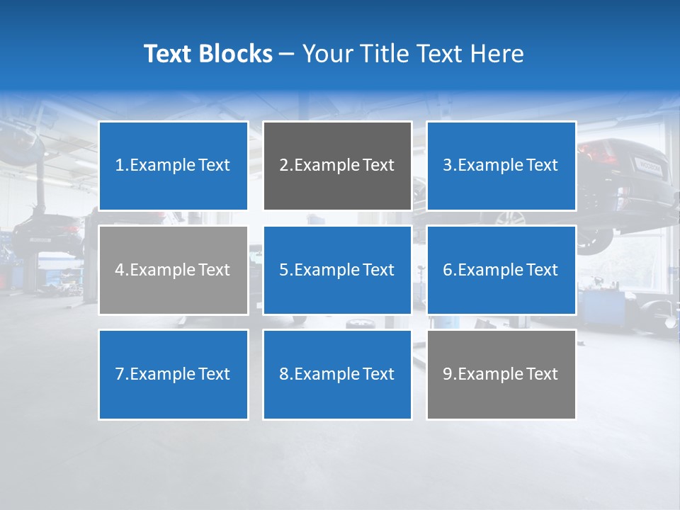 Oil Damage Maintain PowerPoint Template