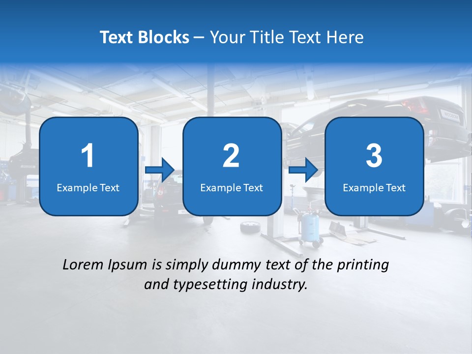 Oil Damage Maintain PowerPoint Template