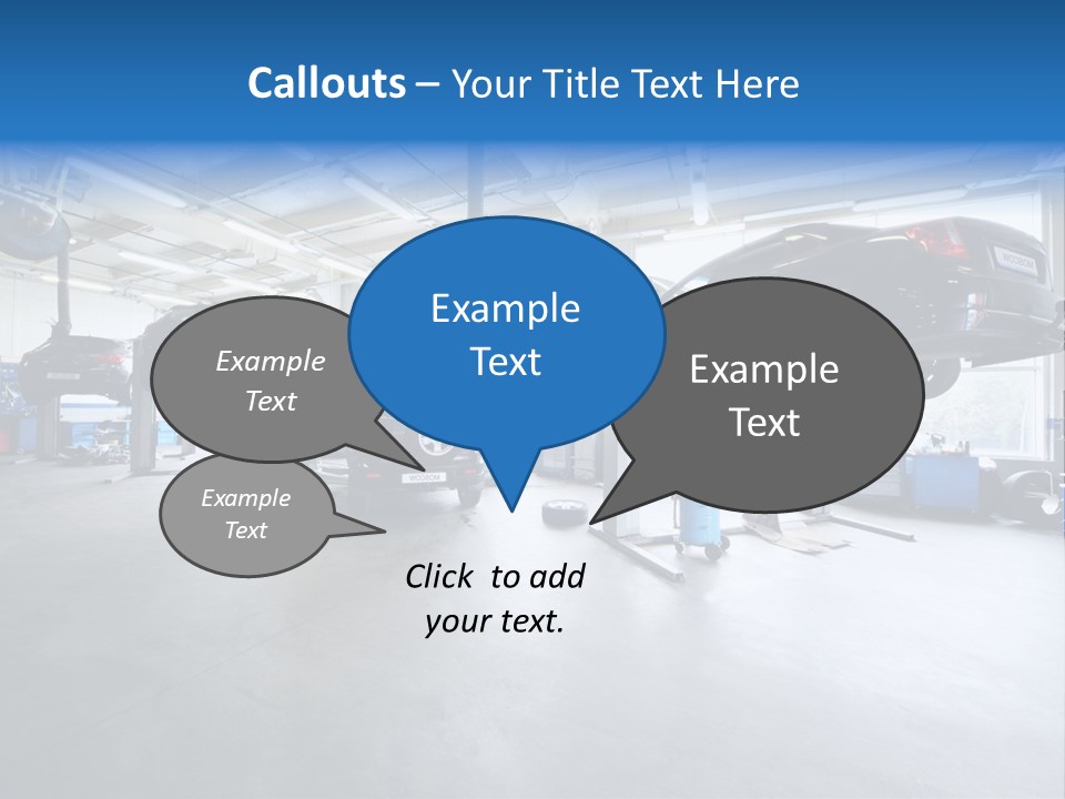Oil Damage Maintain PowerPoint Template