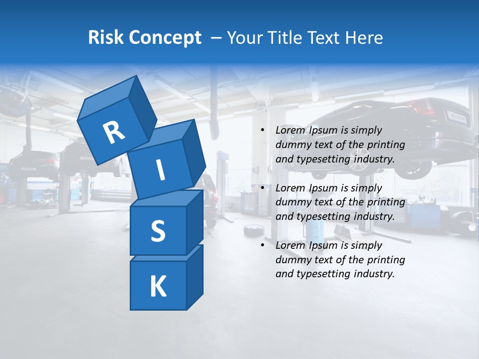 Oil Damage Maintain PowerPoint Template