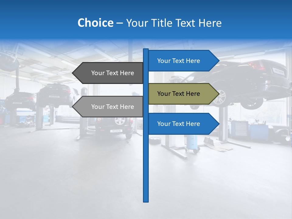 Oil Damage Maintain PowerPoint Template