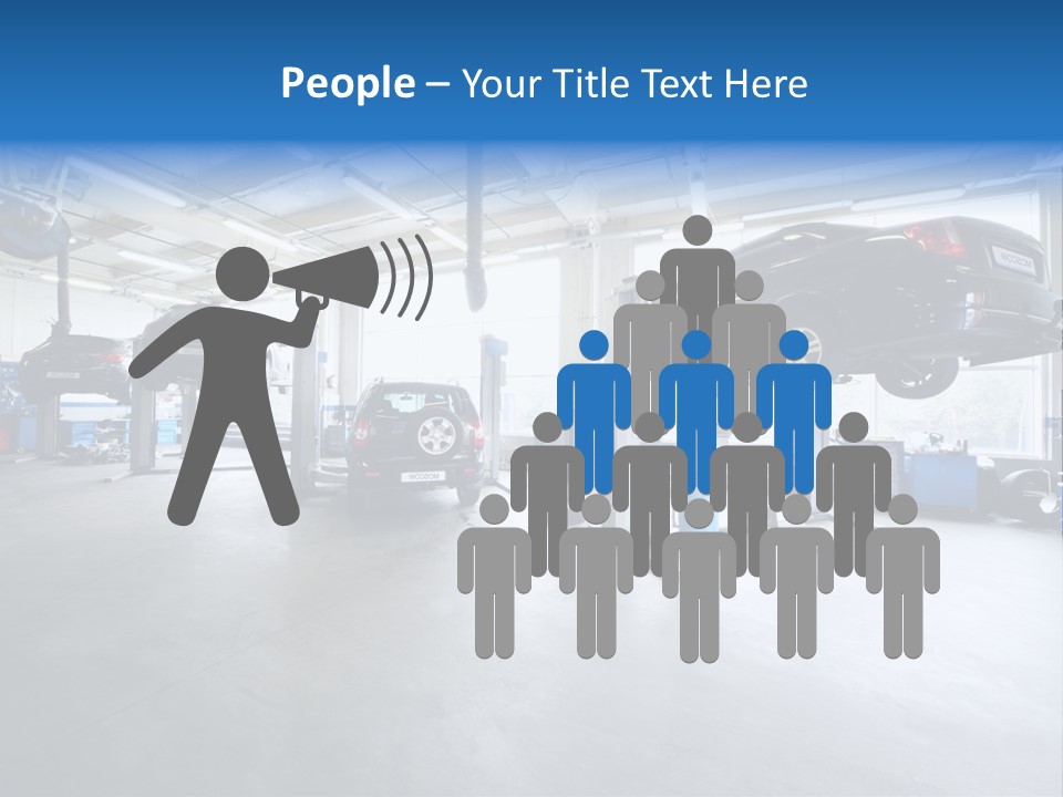 Oil Damage Maintain PowerPoint Template