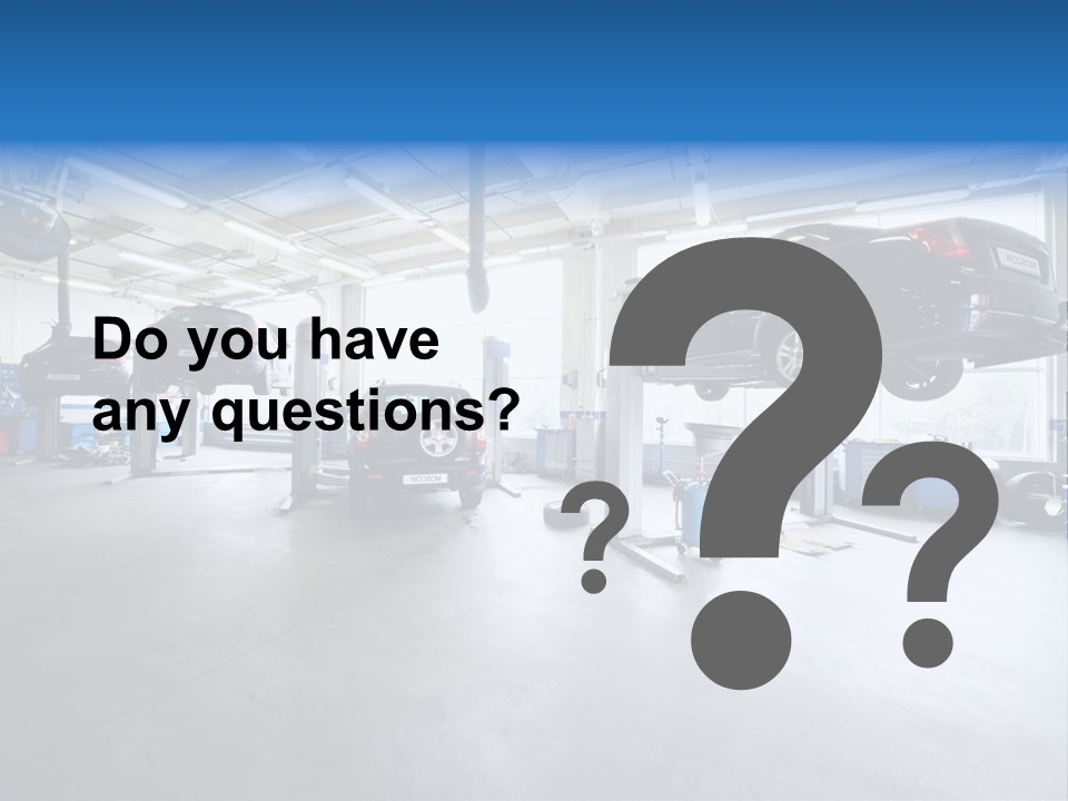 Oil Damage Maintain PowerPoint Template