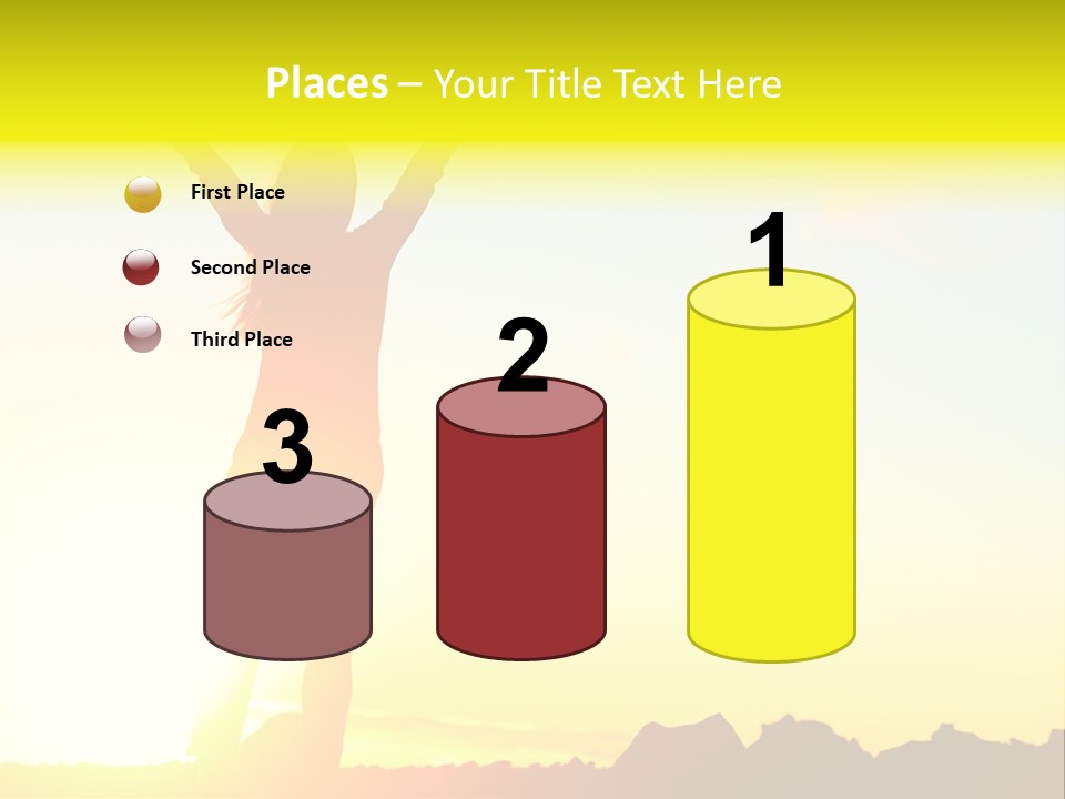 Victory Cheerful Winner PowerPoint Template