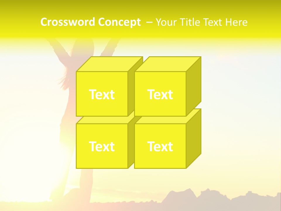 Victory Cheerful Winner PowerPoint Template