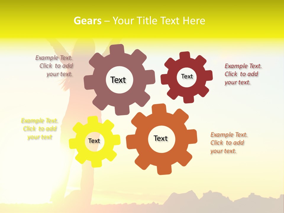 Victory Cheerful Winner PowerPoint Template