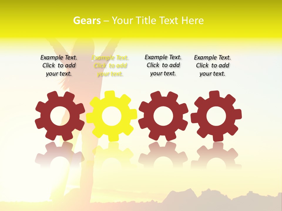 Victory Cheerful Winner PowerPoint Template