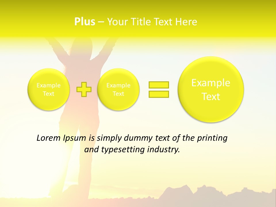 Victory Cheerful Winner PowerPoint Template