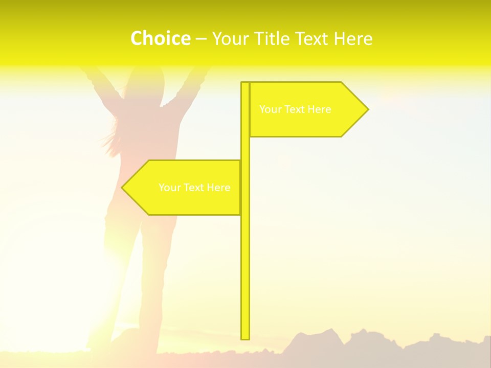 Victory Cheerful Winner PowerPoint Template