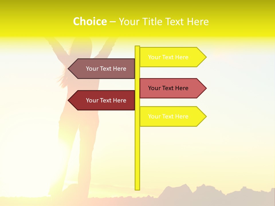 Victory Cheerful Winner PowerPoint Template