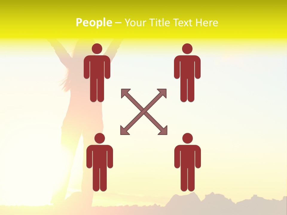 Victory Cheerful Winner PowerPoint Template