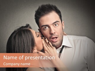 Boy Talk Listen PowerPoint Template