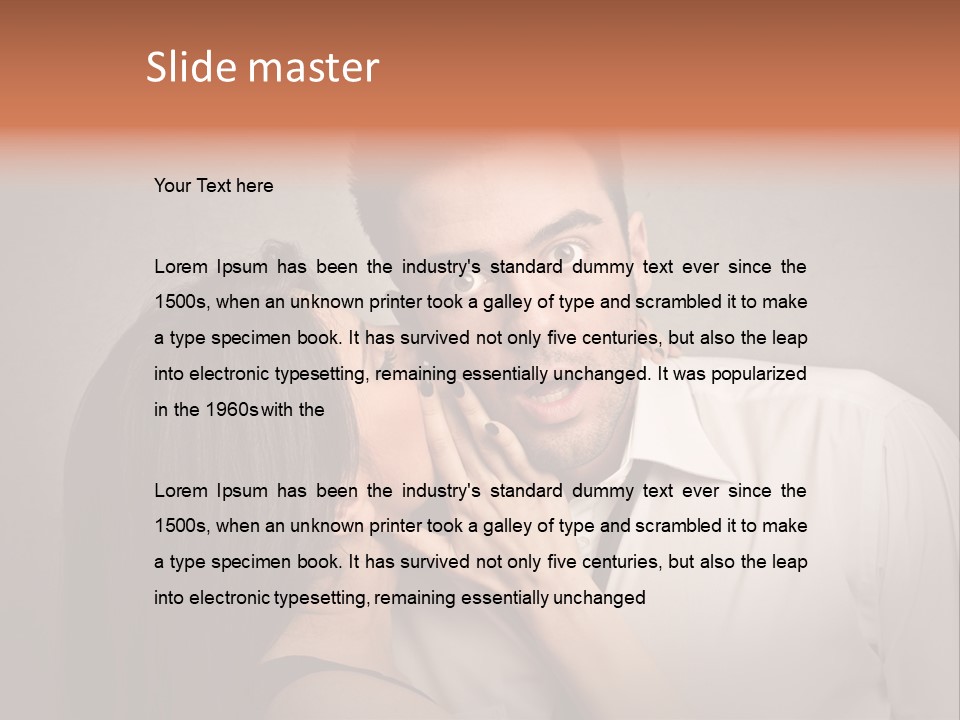 Boy Talk Listen PowerPoint Template