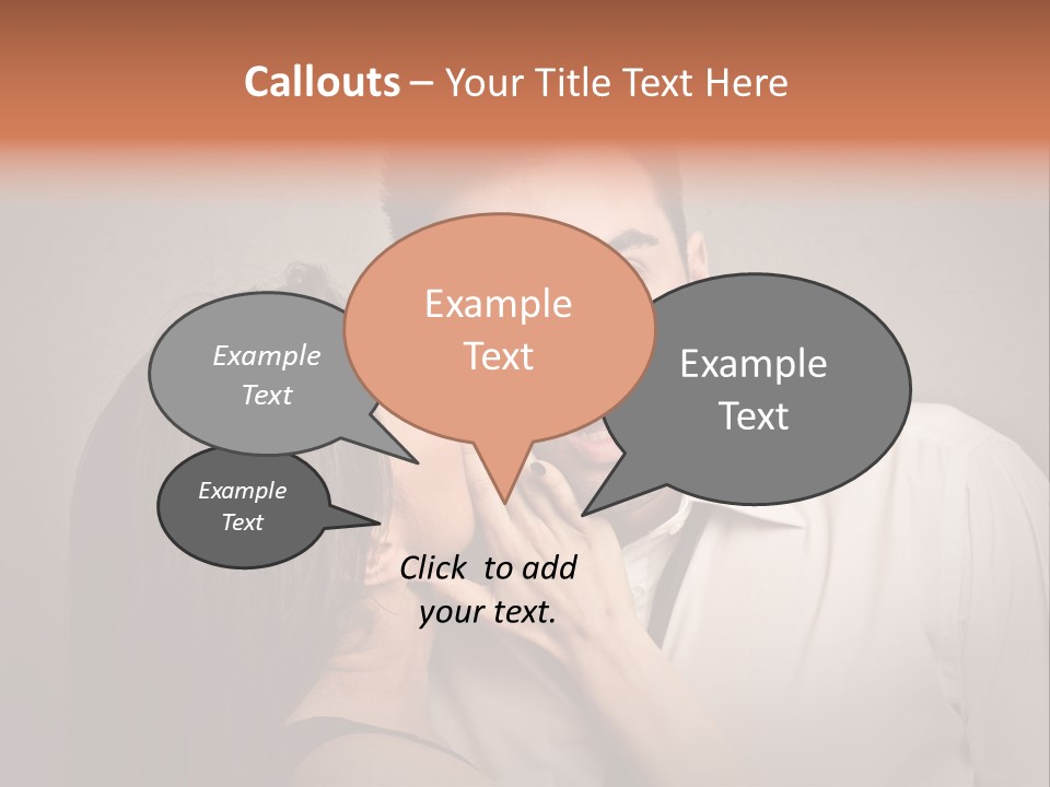 Boy Talk Listen PowerPoint Template