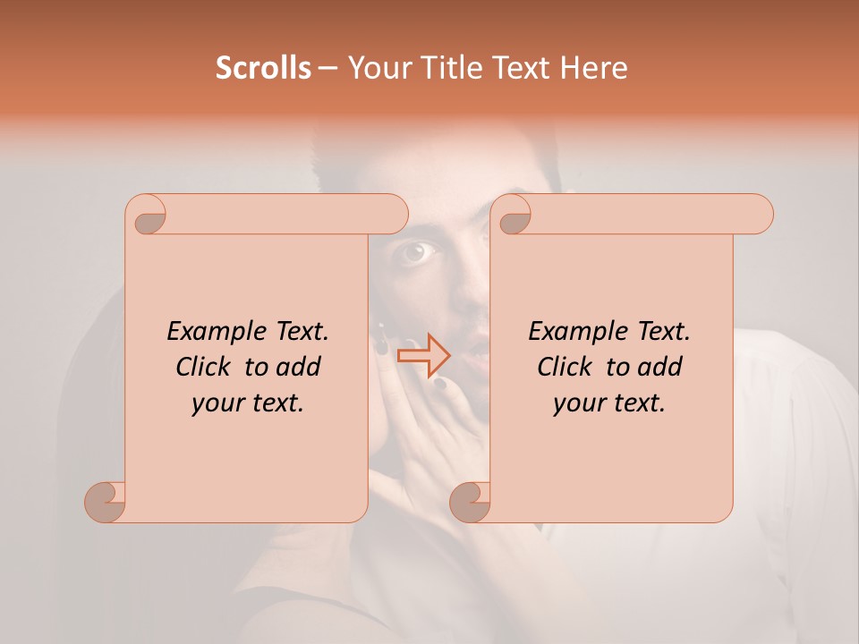 Boy Talk Listen PowerPoint Template