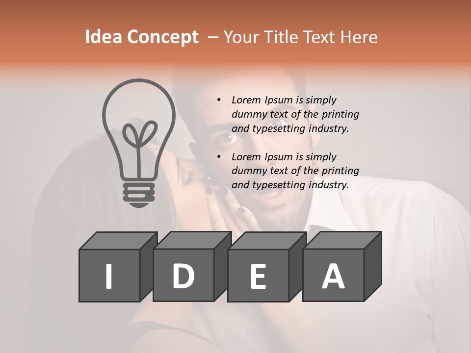 Boy Talk Listen PowerPoint Template