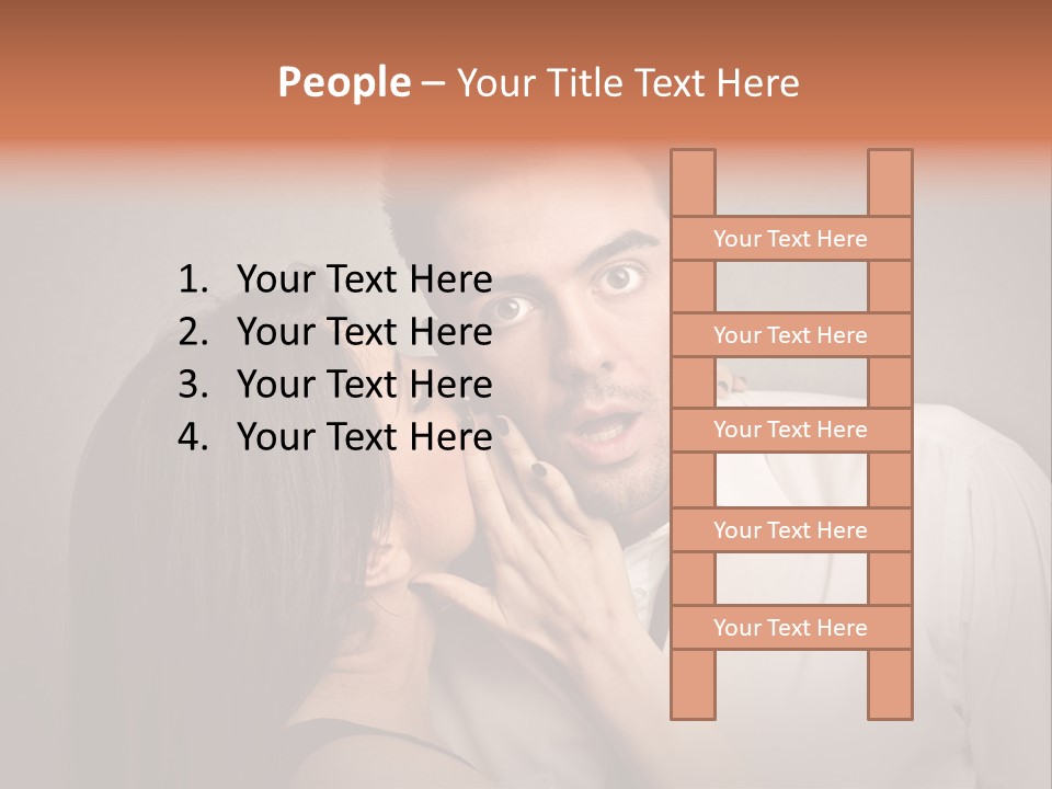 Boy Talk Listen PowerPoint Template