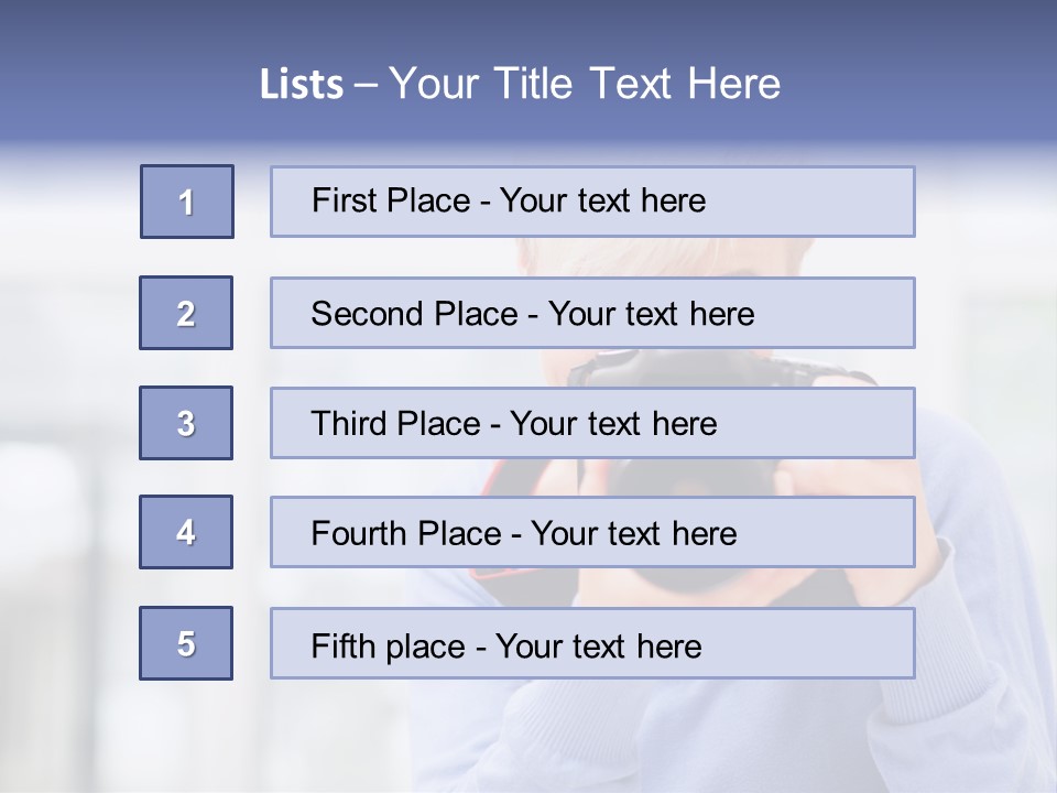 Indoors Focus Casual PowerPoint Template