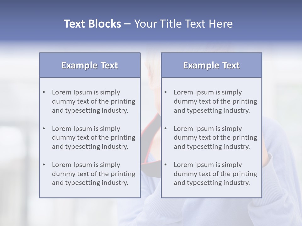 Indoors Focus Casual PowerPoint Template