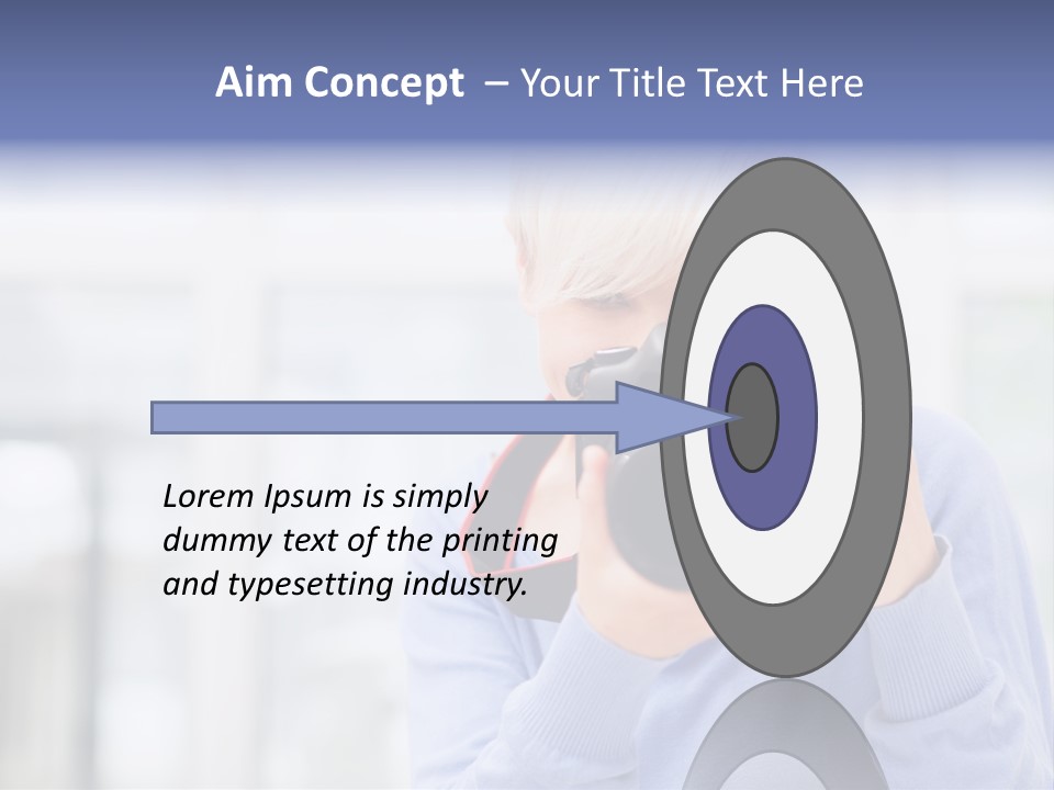 Indoors Focus Casual PowerPoint Template