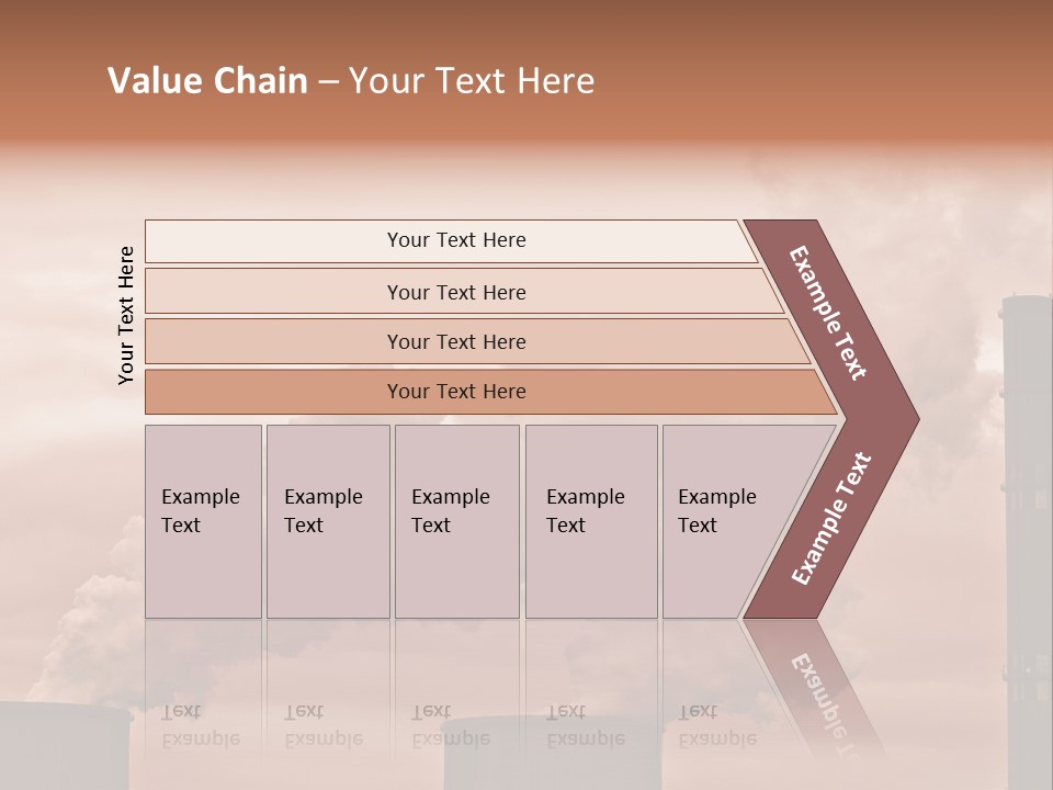 Energy Chimney Electricity PowerPoint Template