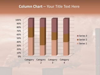 Energy Chimney Electricity PowerPoint Template