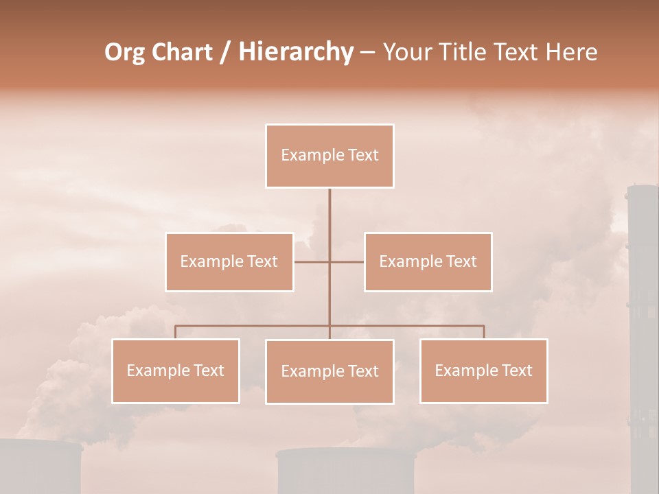 Energy Chimney Electricity PowerPoint Template