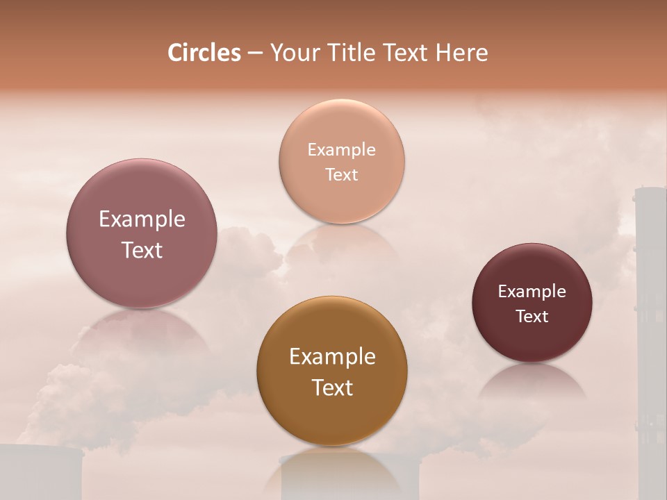 Energy Chimney Electricity PowerPoint Template