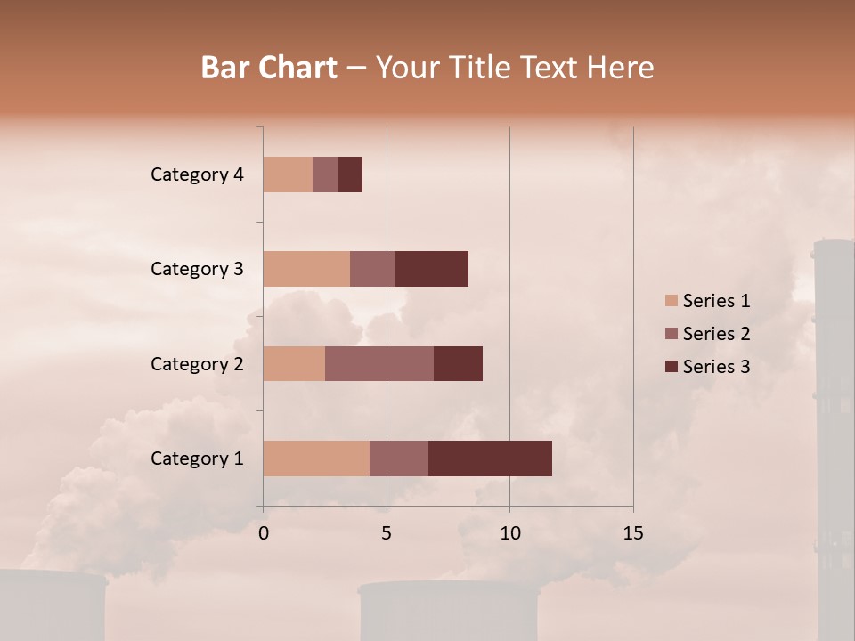 Energy Chimney Electricity PowerPoint Template