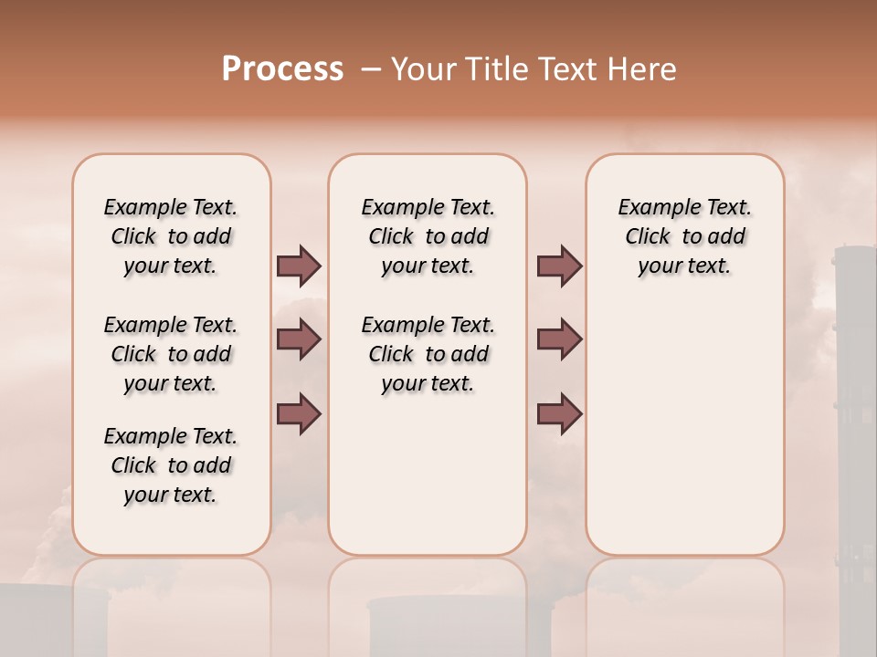 Energy Chimney Electricity PowerPoint Template