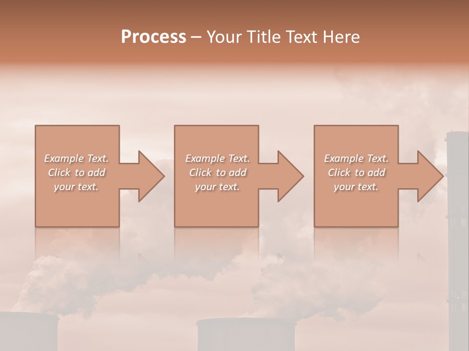 Energy Chimney Electricity PowerPoint Template