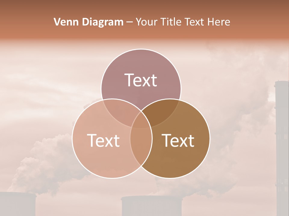 Energy Chimney Electricity PowerPoint Template