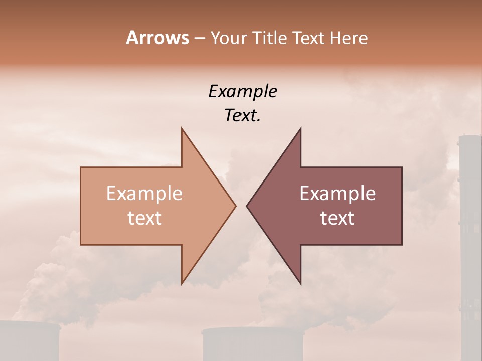 Energy Chimney Electricity PowerPoint Template