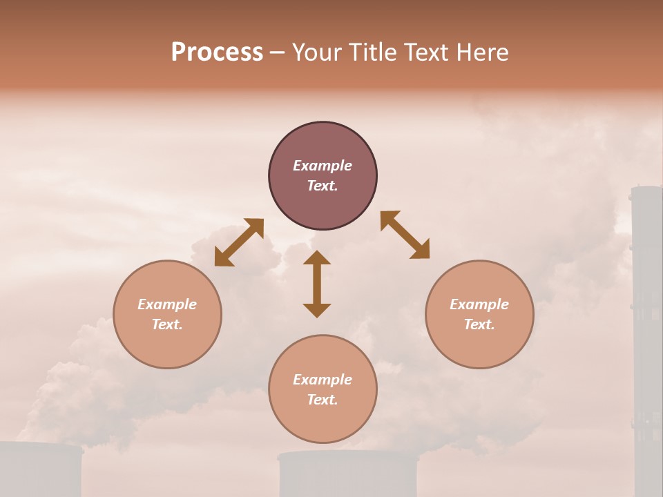 Energy Chimney Electricity PowerPoint Template