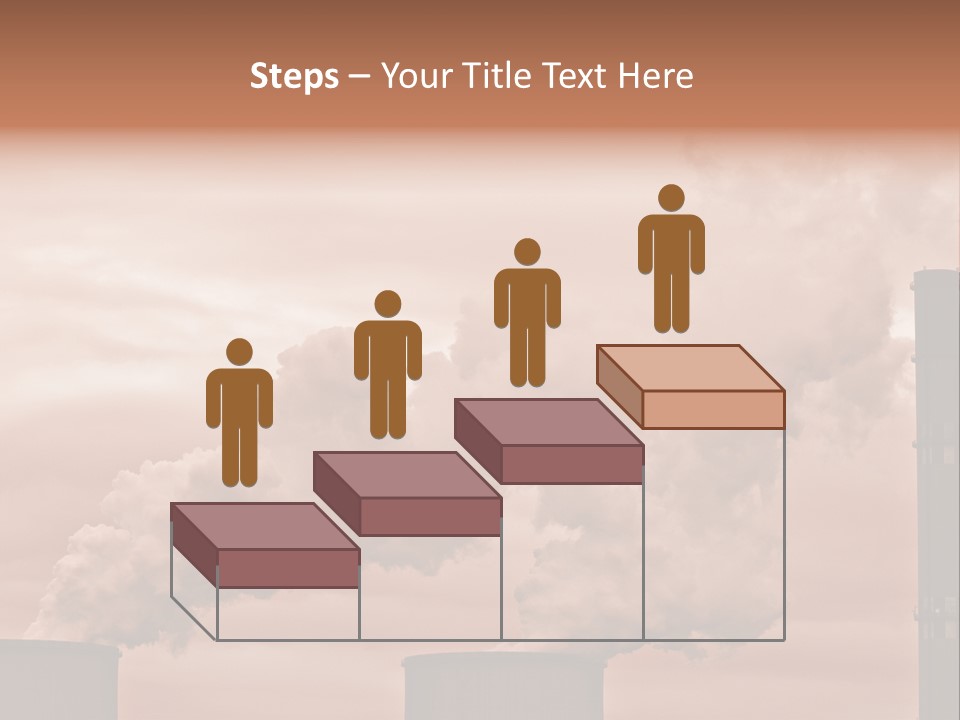 Energy Chimney Electricity PowerPoint Template